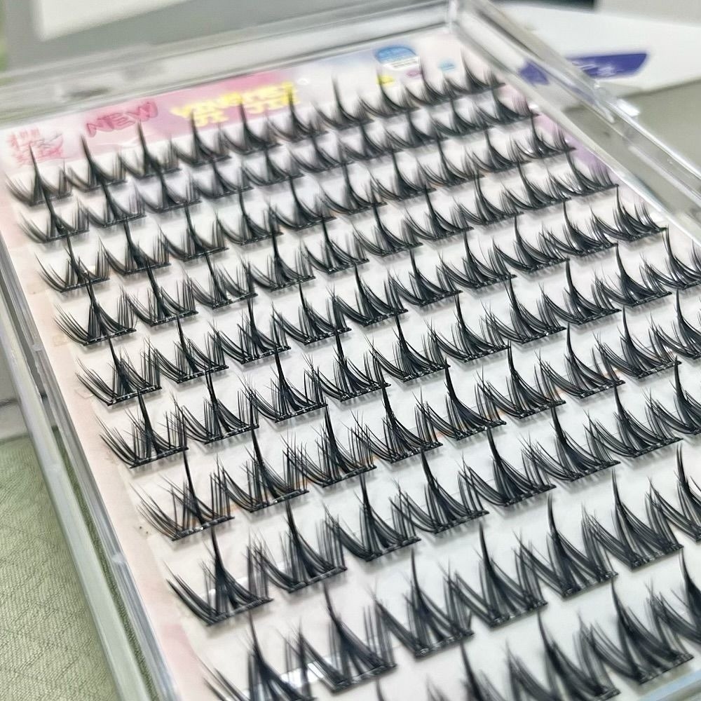 Eyelash Extension No 11 - 100/130/200 Cluster Bulu Mata Palsu Hitam