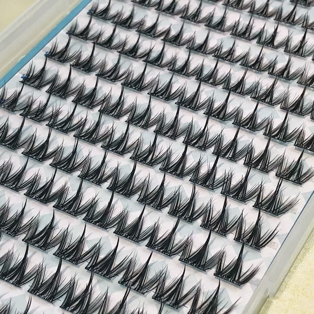 Eyelash Extension No 11 - 100/130/200 Kluster Bulu Mata Palsu Hitam