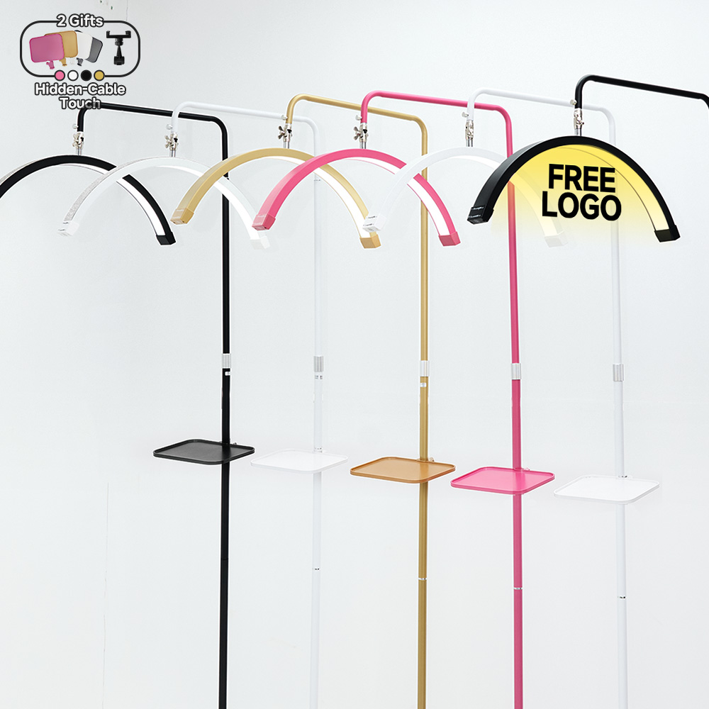 Eyelash Extension No 11 - Lampu Salon LED Setengah Bulan dengan