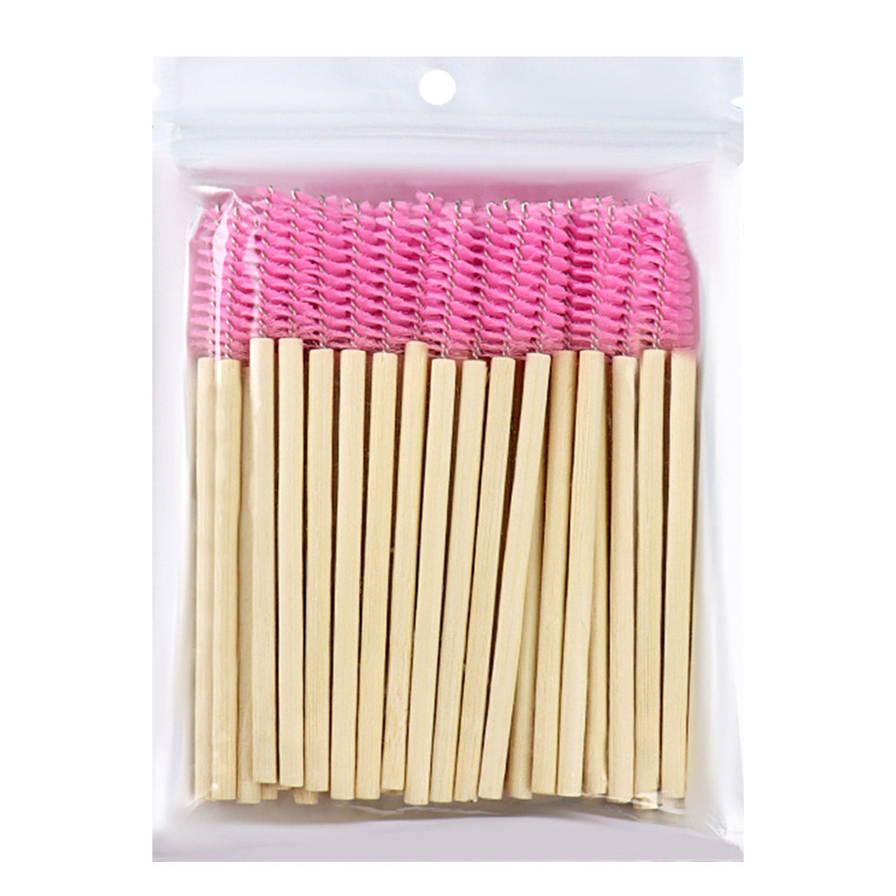 50 Buah Sikat Bulu Mata Gagang - Eyelash Extension Options ulasan dan harga