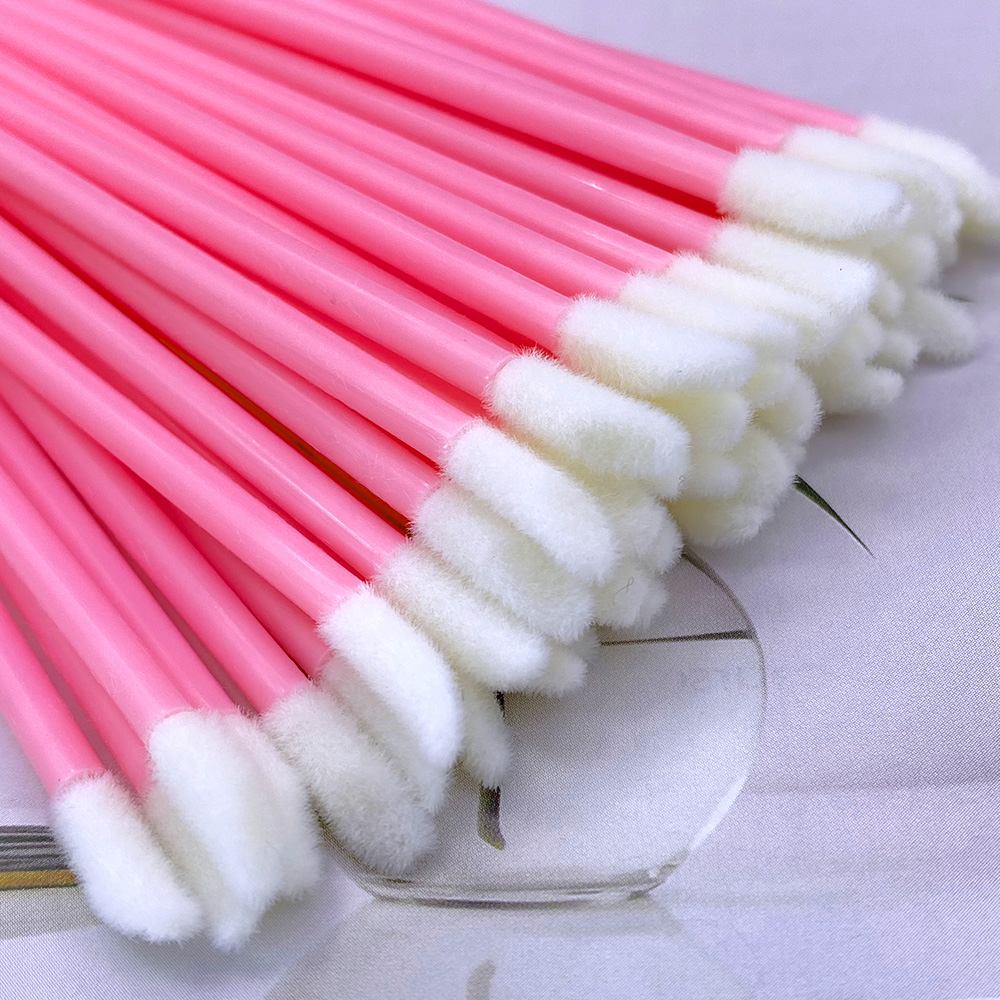 100 Buah Kuas Bibir Sekali Pak - Eyelash Extension Options ulasan dan harga