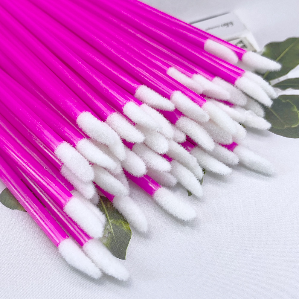 100 Buah Kuas Bibir Sekali Pak - Eyelash Extension Options ulasan dan harga