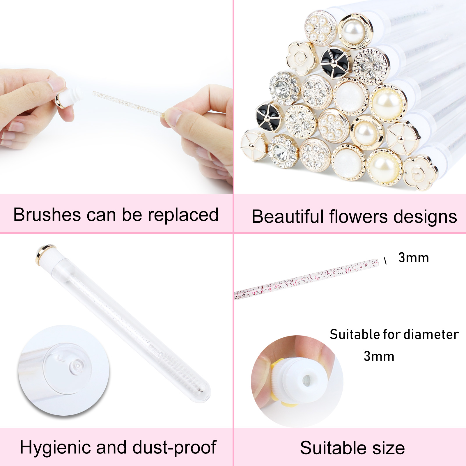 Tabung Tongkat Maskara 20 Buah - Eyelash Extension Options ulasan dan harga