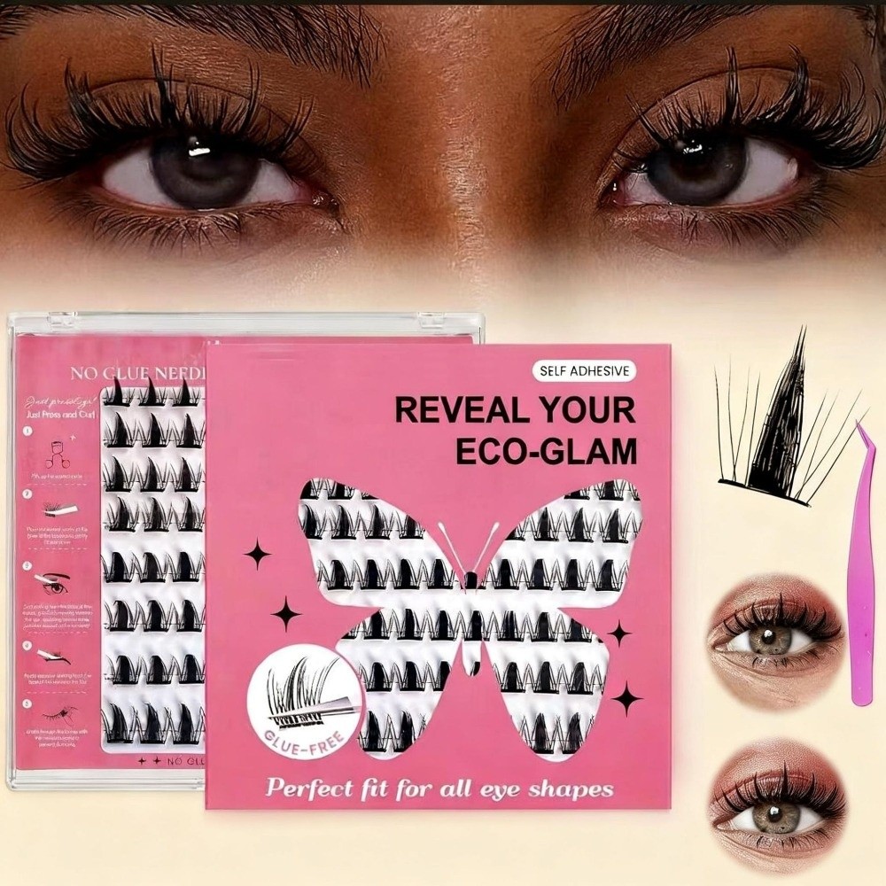 Kit Ekstensi Bulu Mata Alami D - Eyelash Extension Options ulasan dan harga