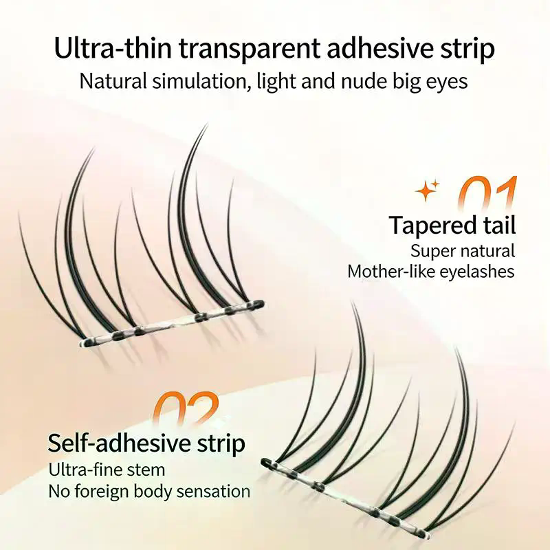 Bulu Mata Palsu Hitam Perekat  - Eyelash Extension No 11 ulasan dan harga