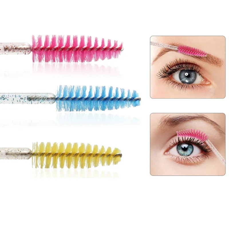 Grosir 100 Buah Maskara Spooli - Eyelash Extension Options ulasan dan harga