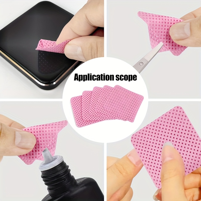 50/100/200 Buah Tisu Kuku Beba - Eyelash Extension Remover Gel ulasan dan harga