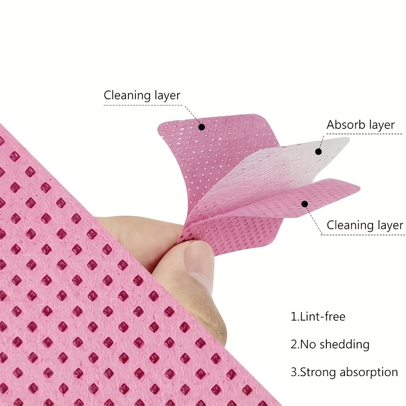 50/100/200 Buah Tisu Kuku Beba - Eyelash Extension Remover Gel ulasan dan harga