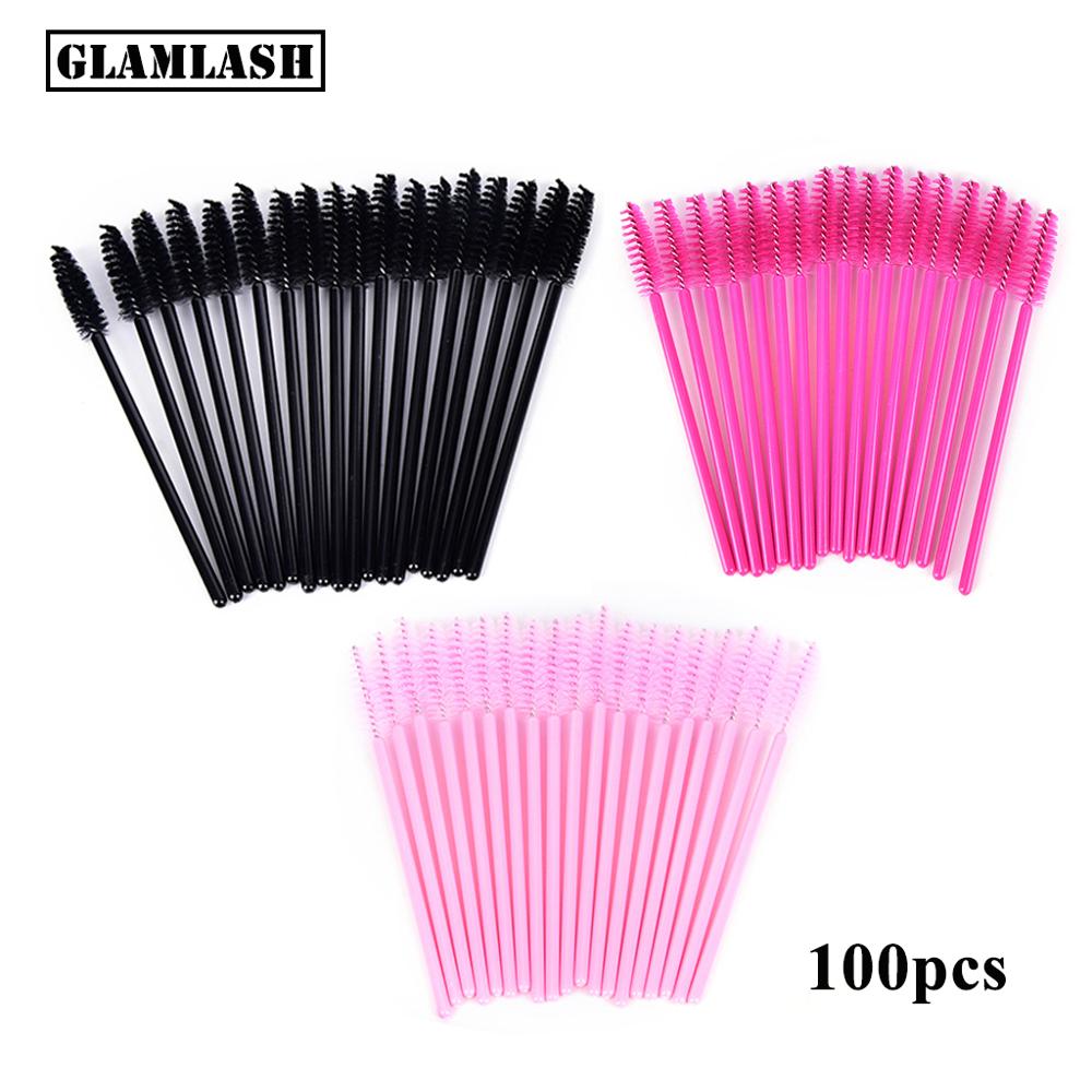 100 Buah Sikat Sisir Bulu Mata - Eyelash Extension Options ulasan dan harga
