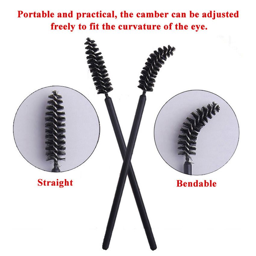 100 Buah Sikat Sisir Bulu Mata - Eyelash Extension Options ulasan dan harga